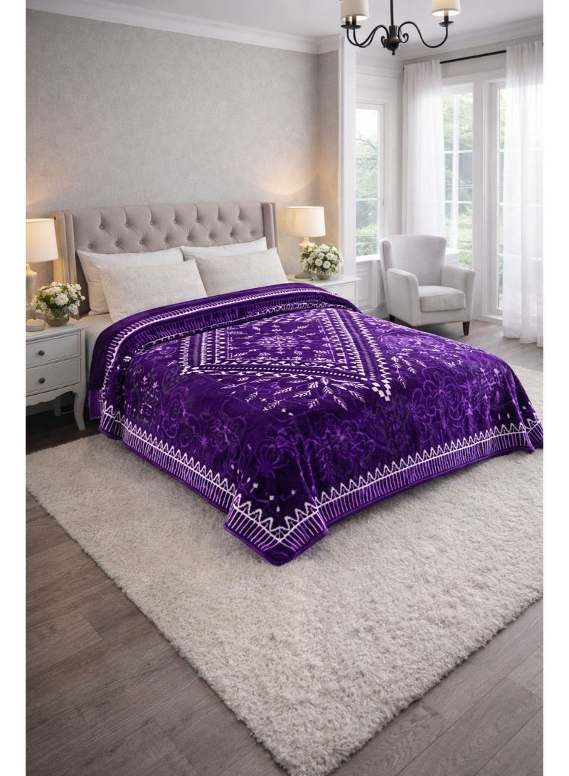 نانا سيكريت بطانية 8 كيلوحيرام طبقتين حفر ليزر تصميم كوري - Image 1